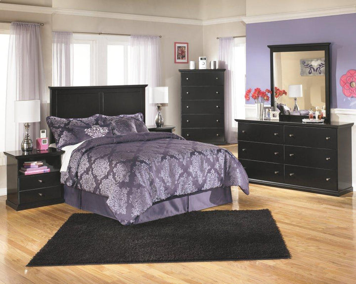 ASHLEY FURNITURE PKG002684 King/california King Panel Headboard With Mirrored Dresser, Chest and 2 Nightstands