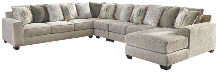 ASHLEY FURNITURE 39504S8 Ardsley 5-piece Sectional With Chaise