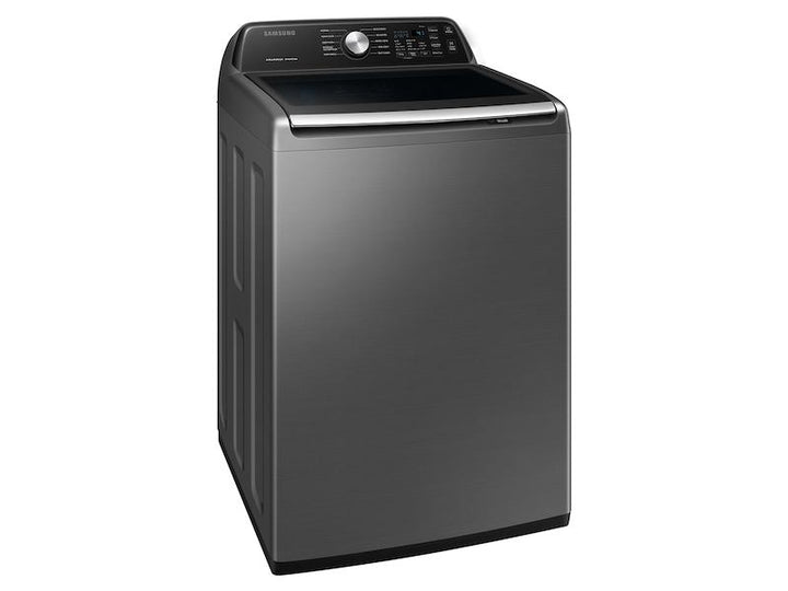 SAMSUNG WA44A3405AP 4.4 cu. ft. Top Load Washer with ActiveWave TM Agitator and Active WaterJet in Platinum