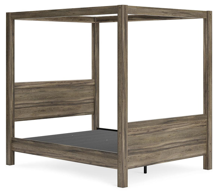 ASHLEY FURNITURE EB1104B3 Shallifer Queen Canopy Bed