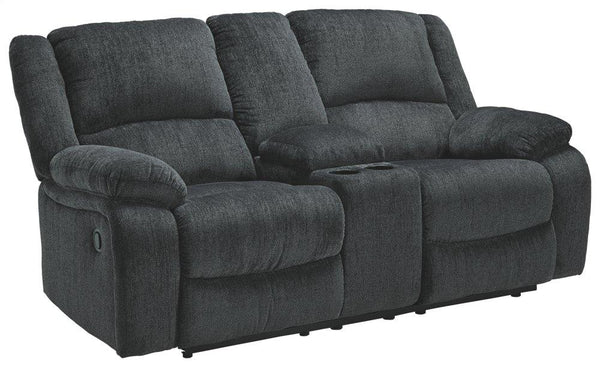 ASHLEY FURNITURE 7650494 Draycoll Reclining Loveseat With Console