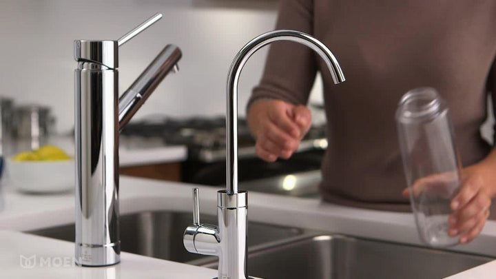 MOEN S5530 Sip Modern Chrome One-Handle High Arc Beverage Faucet