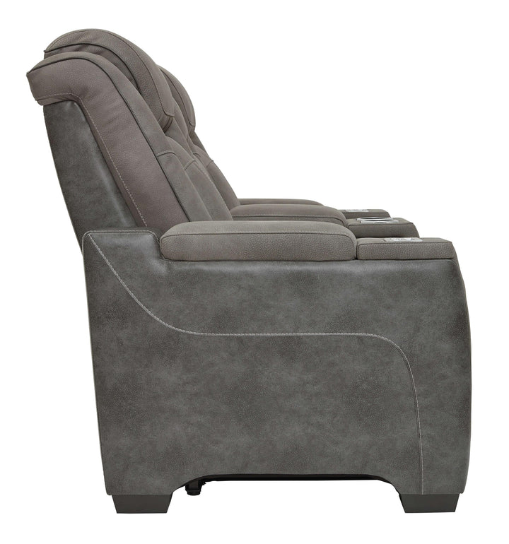 ASHLEY FURNITURE 2200418 Next-gen Durapella Power Reclining Loveseat With Console