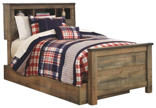 ASHLEY FURNITURE B446B22 Trinell Twin Bookcase Bed With 1 Large Storage Drawer