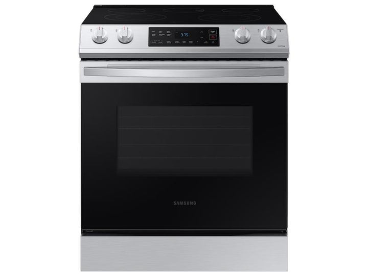 SAMSUNG NE63T8111SS 6.3 cu. ft. Smart Slide-in Electric Range in Stainless Steel