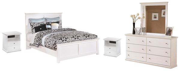 ASHLEY FURNITURE PKG002784 Queen Panel Bed With Mirrored Dresser
