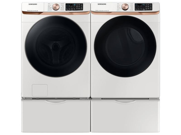 SAMSUNG DVG50BG8300EA3 7.5 cu. ft. Smart Gas Dryer with Steam Sanitize+ and Sensor Dry in Ivory