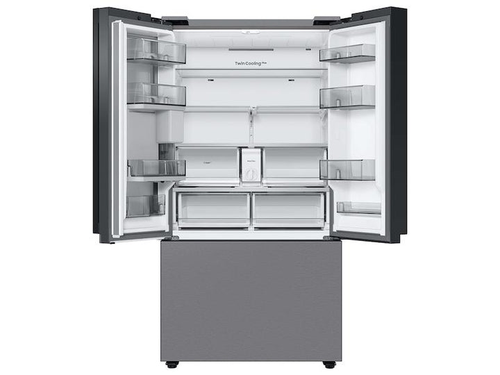 SAMSUNG RF24BB6600QLAA Bespoke 3-Door French Door Refrigerator 24 cu. ft. with Beverage Center TM in Stainless Steel