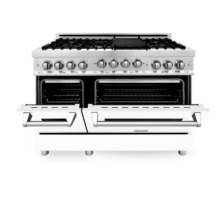 ZLINE KITCHEN AND BATH RG48 ZLINE 48" 6.0 cu. ft. Range with Gas Stove and Gas Oven in Stainless Steel Color: Stainless Steel