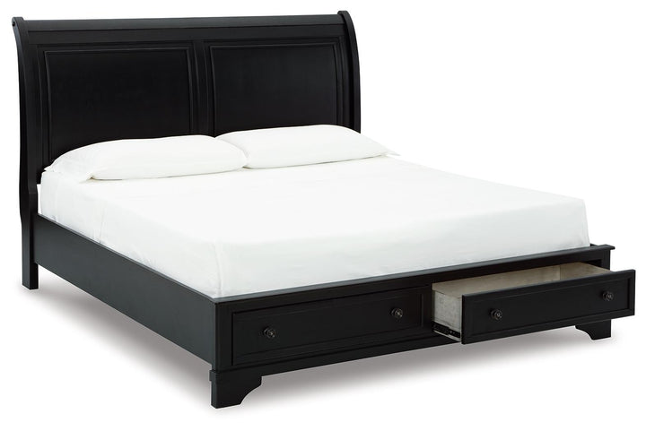ASHLEY FURNITURE B739B8 Chylanta King Sleigh Storage Bed