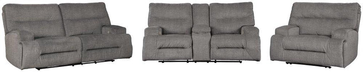 ASHLEY FURNITURE PKG001356 Sofa, Loveseat and Recliner