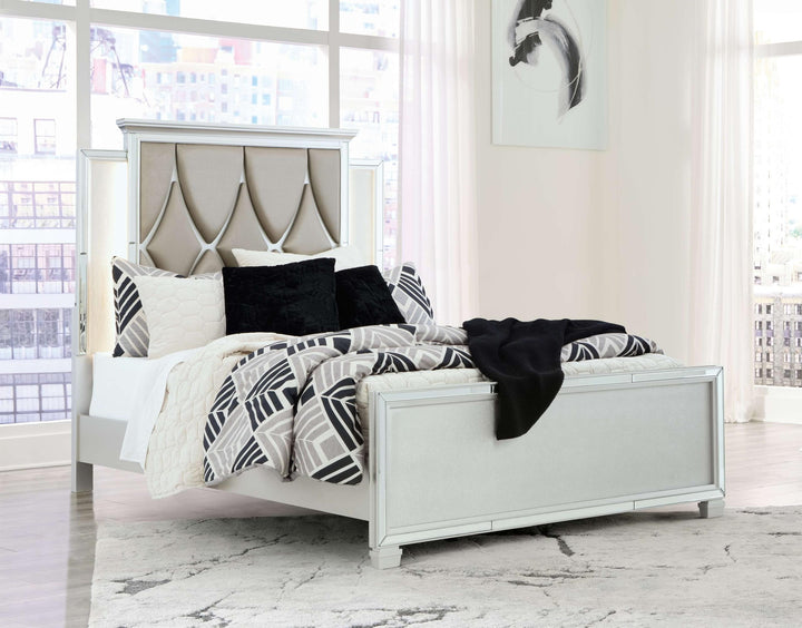 ASHLEY FURNITURE B758B4 Lindenfield Queen Panel Bed