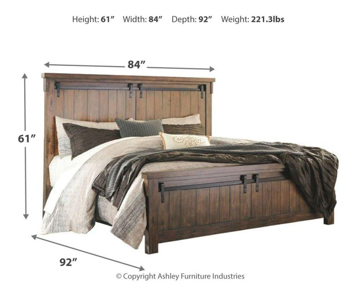 ASHLEY FURNITURE PKG006359 California King Panel Bed With Dresser