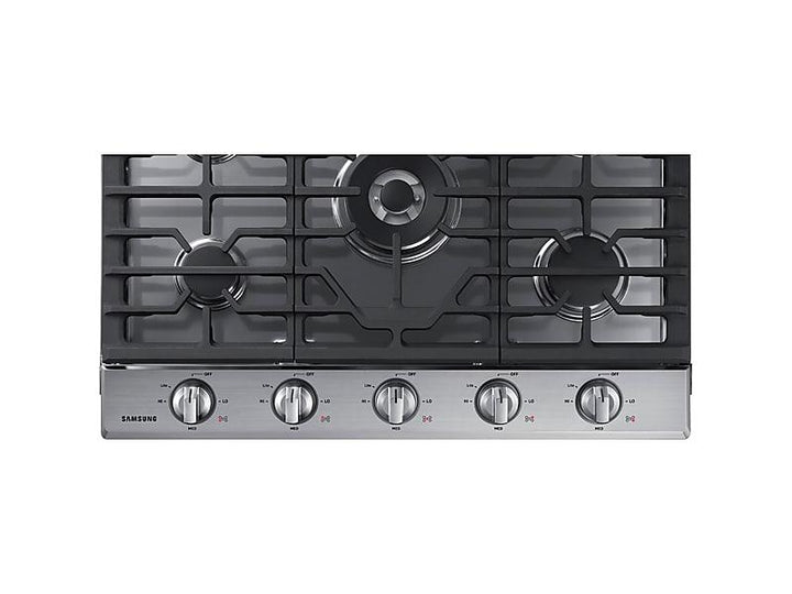 SAMSUNG NA30N6555TS 30" Smart Gas Cooktop with Illuminated Knobs in Stainless Steel