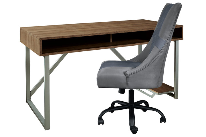 ASHLEY FURNITURE PKG008070 Home Office Desk With Chair