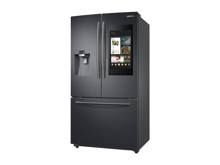 SAMSUNG RF265BEAESG 24 cu. ft. Family Hub TM 3-Door French Door Refrigerator in Black Stainless Steel