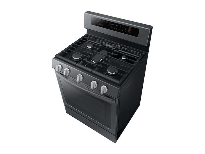 SAMSUNG NX58R6631SG 5.8 cu. ft. Freestanding Gas Range with True Convection in Black Stainless Steel