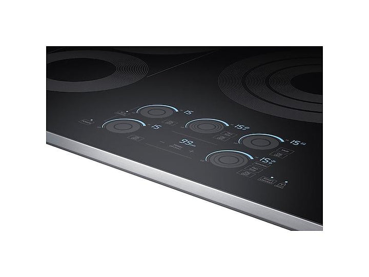 SAMSUNG NZ36K7570RS 36" Smart Electric Cooktop with Sync Elements in Stainless Steel
