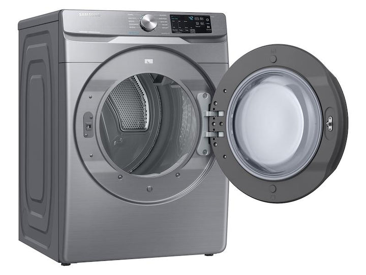 SAMSUNG DVG45R6100P 7.5 cu. ft. Gas Dryer with Steam Sanitize+ in Platinum