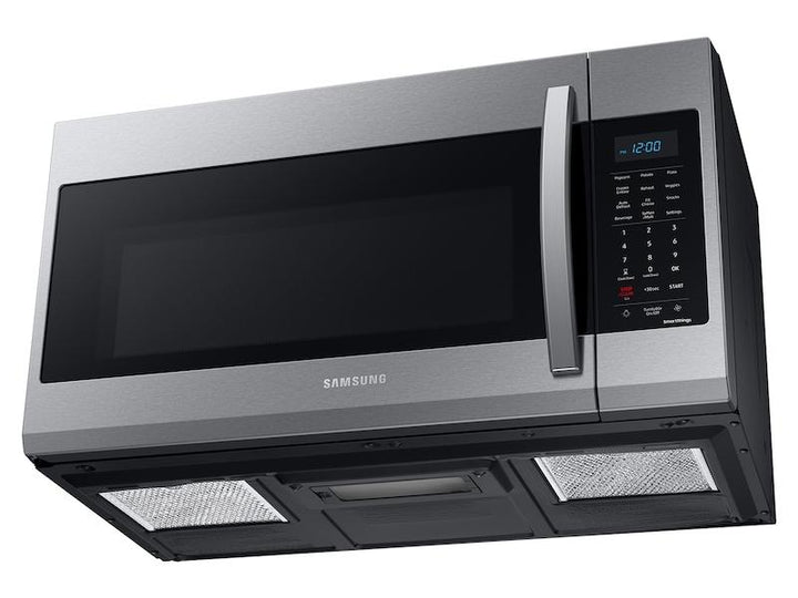 SAMSUNG ME19A7041WS 1.9 cu. ft. Smart Over-the-Range Microwave with Wi-Fi and Sensor Cook in Stainless Steel