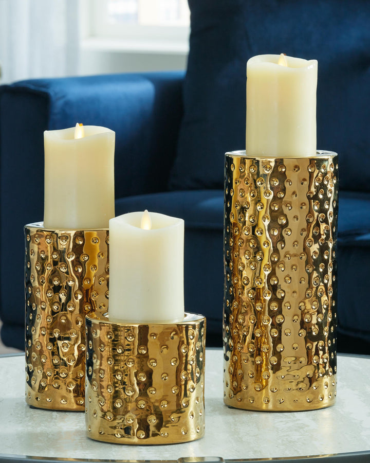 ASHLEY FURNITURE A2000461 Marisa Candle Holder set of 3