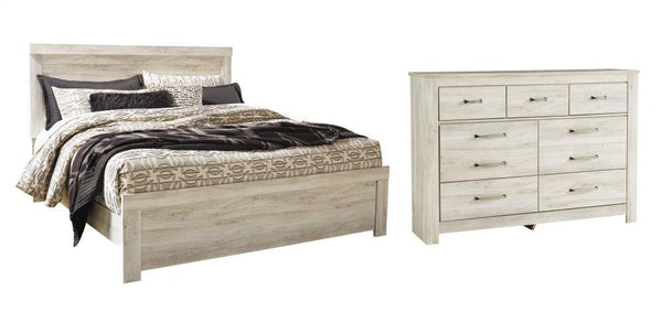 ASHLEY FURNITURE PKG004730 King Panel Bed With Dresser