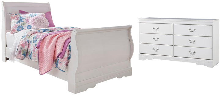 ASHLEY FURNITURE PKG002577 Twin Sleigh Bed With Dresser