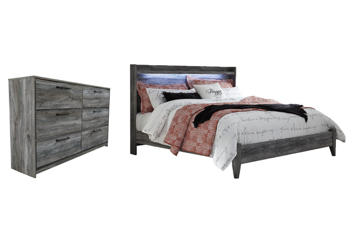 ASHLEY FURNITURE PKG007533 King Panel Bed With Dresser