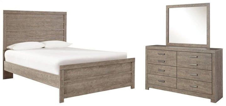 ASHLEY FURNITURE PKG002422 Full Panel Bed With Mirrored Dresser