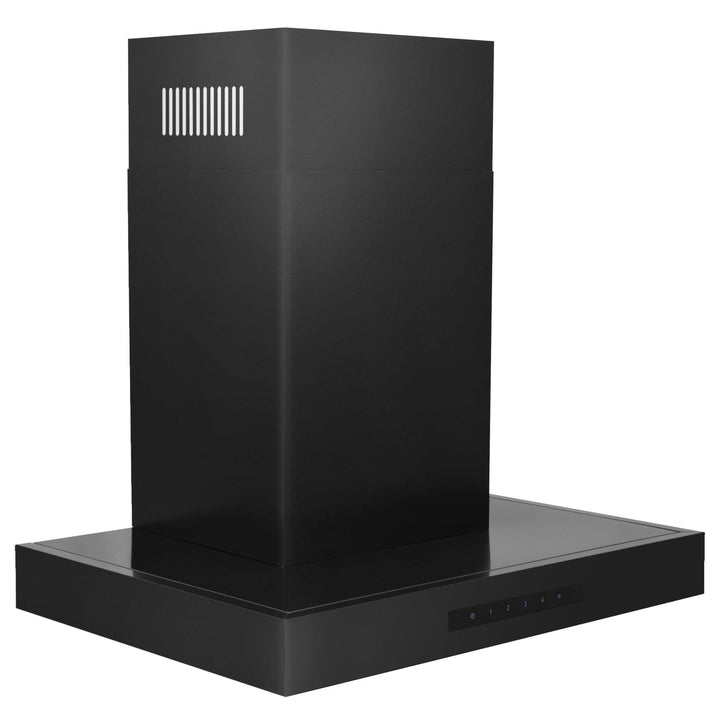 ZLINE KITCHEN AND BATH BSKEN24 ZLINE Convertible Vent Wall Mount Range Hood in Black Stainless Steel Size: 24 Inch