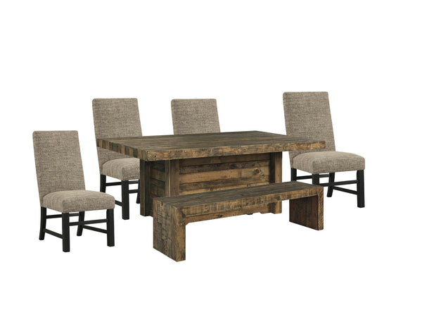 ASHLEY FURNITURE D775D2 Sommerford Dining Table With 4 Chairs and Bench