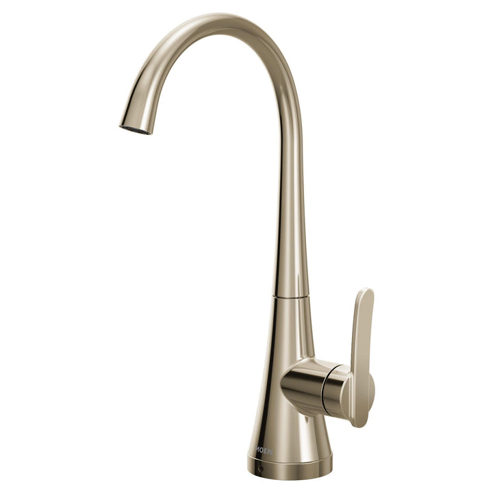 MOEN S5535NL Polished nickel one-handle high arc single mount beverage faucet