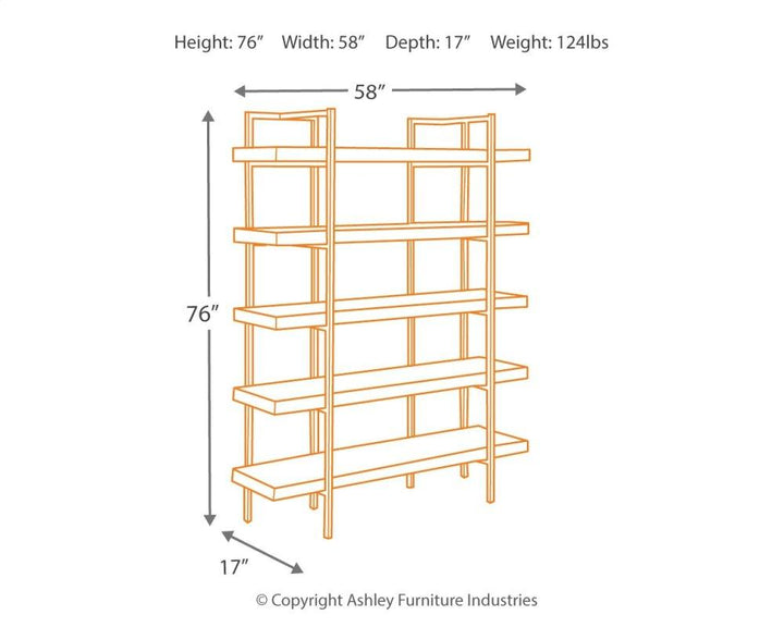 ASHLEY FURNITURE PKG008035 Home Office Desk With Chair and Storage