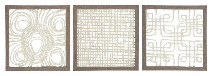 ASHLEY FURNITURE A8010009 Odella Wall Decor set of 3