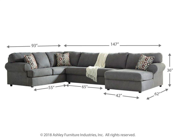 ASHLEY FURNITURE PKG001550 3-piece Sectional With Ottoman