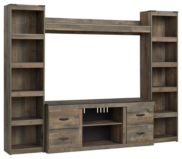 ASHLEY FURNITURE EW0446W7 Trinell 4-piece Entertainment Center