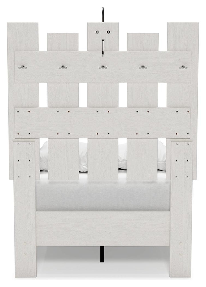 ASHLEY FURNITURE EB1428B2 Vaibryn Twin Panel Platform Bed