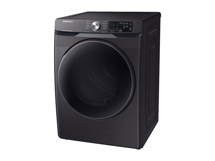 SAMSUNG DVE45R6100V 7.5 cu. ft. Electric Dryer with Steam Sanitize+ in Black Stainless Steel