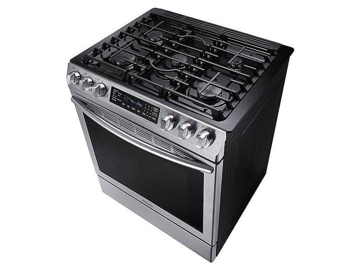 SAMSUNG NX58M9420SS 5.8 cu. ft. Slide-in Gas Range with Convection in Stainless Steel