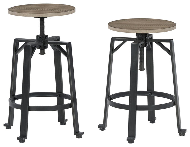 ASHLEY FURNITURE PKG012086 Counter Height Dining Table and 2 Barstools