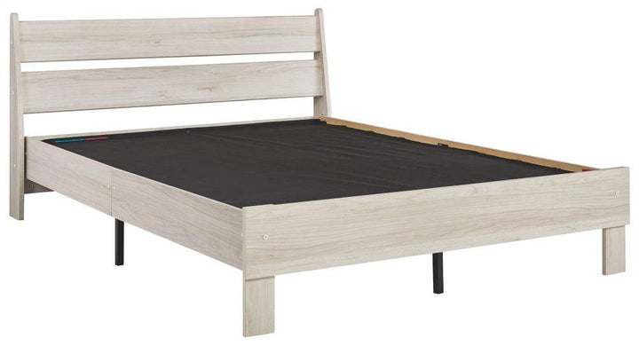 ASHLEY FURNITURE PKG008908 Queen Platform Bed With Dresser and 2 Nightstands