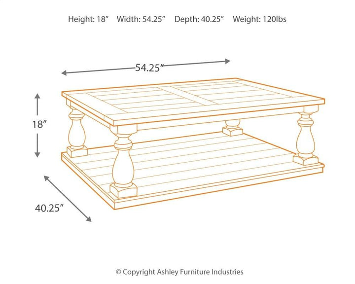 ASHLEY FURNITURE PKG007206 Coffee Table With 2 End Tables