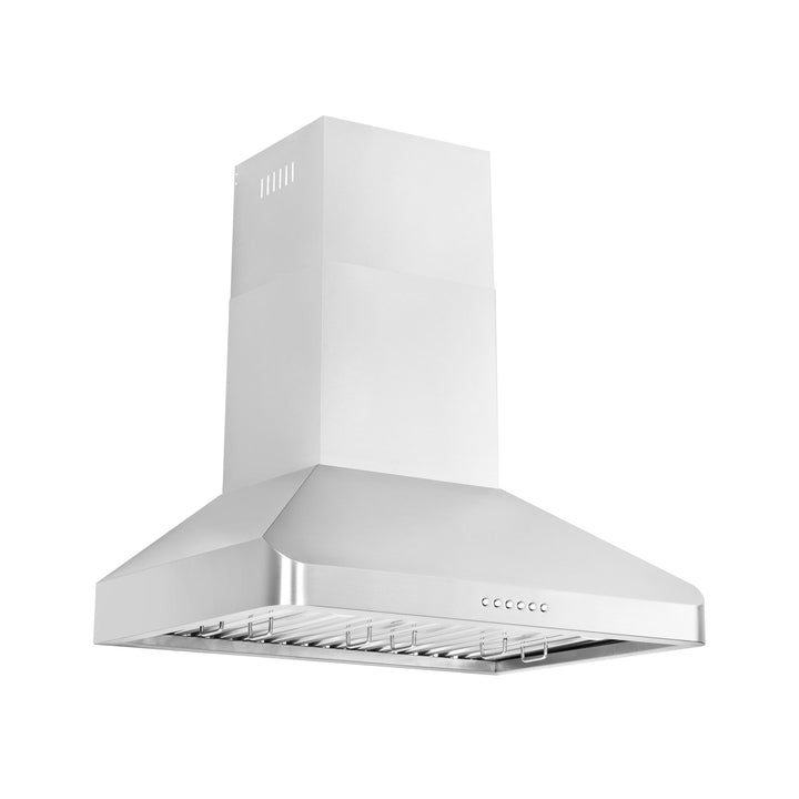 ZLINE KITCHEN AND BATH ALP100WL30 ZLINE Alpine Series Ducted Wall Mount Range Hood in Stainless Steel Size: 30 Inch