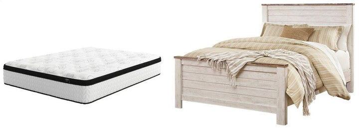 ASHLEY FURNITURE PKG008834 Queen Panel Bed With Mattress
