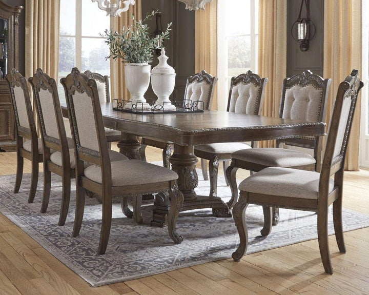 ASHLEY FURNITURE PKG002288 Dining Table and 8 Chairs