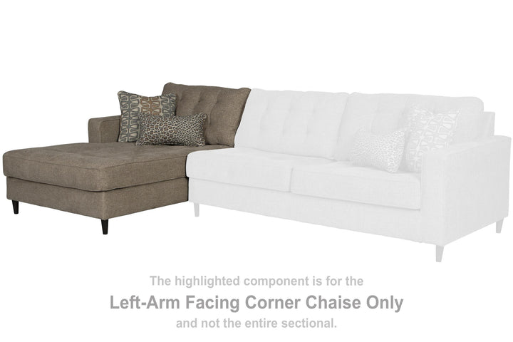 ASHLEY FURNITURE 2500316 Flintshire Left-arm Facing Corner Chaise