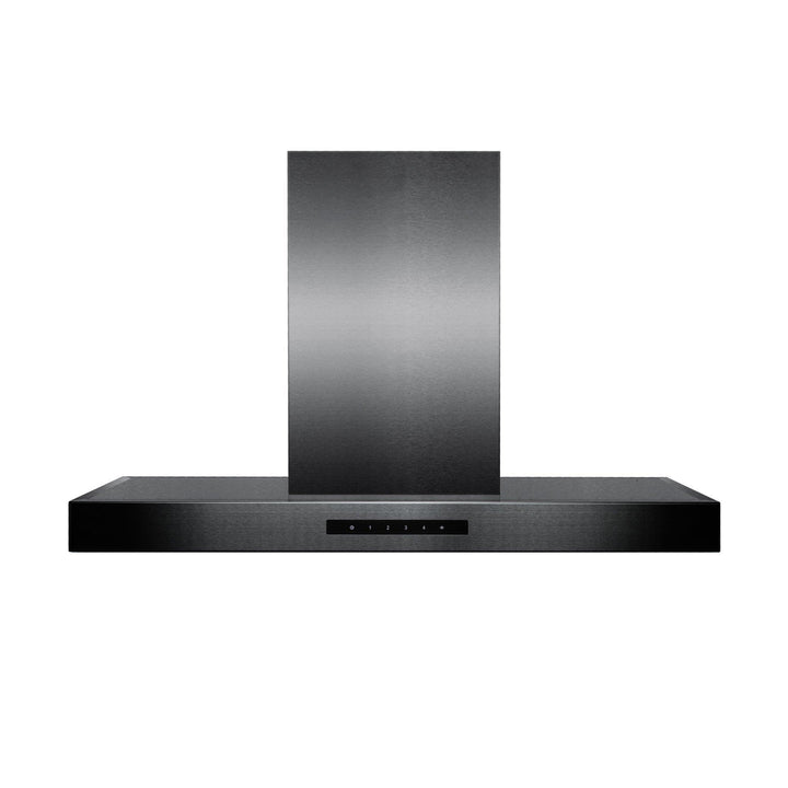 ZLINE KITCHEN AND BATH BSKE2IN30 ZLINE Convertible Island Mount Range Hood in Black Stainless Steel Size: 30 Inch