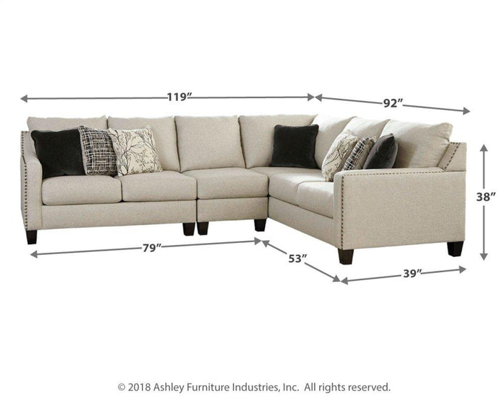 ASHLEY FURNITURE 41501S4 Hallenberg 3-piece Sectional