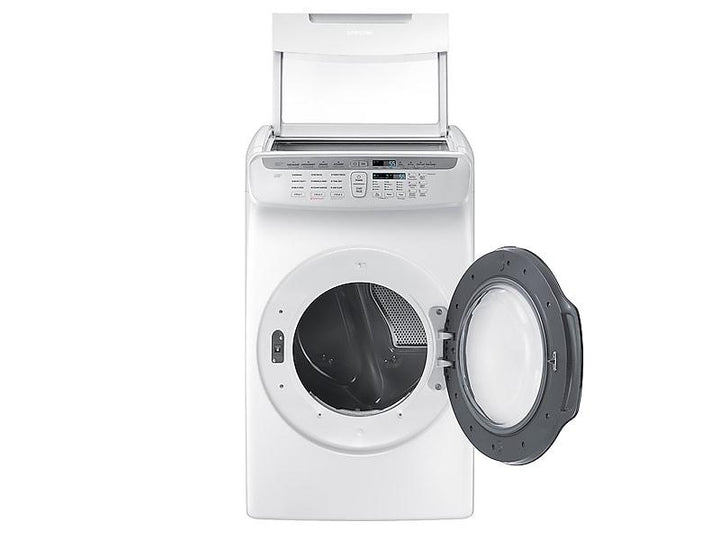 SAMSUNG DVE55M9600W 7.5 cu. ft. Smart Electric Dryer with FlexDry TM in White