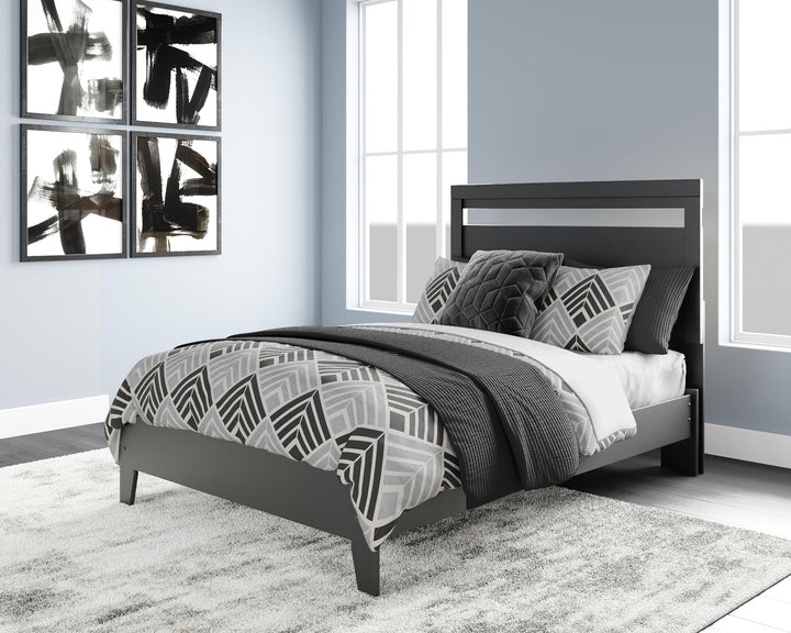 ASHLEY FURNITURE EB3392B1 Finch Full Panel Platform Bed